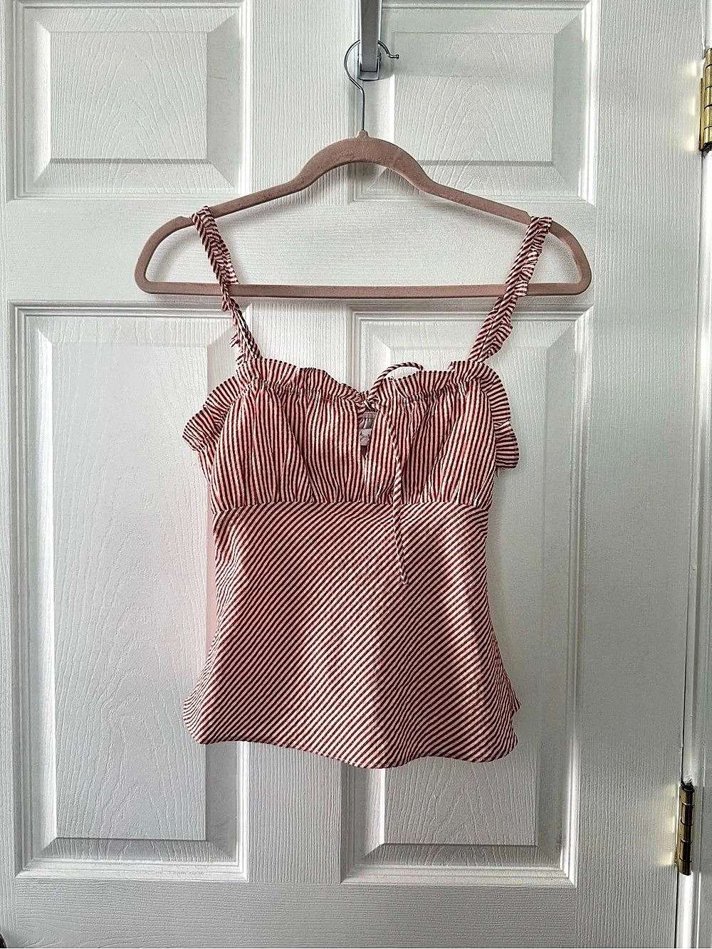 WAYF Striped Cami in Red & White Size XS Like New